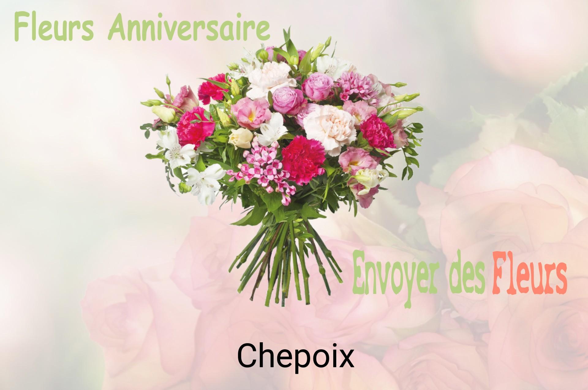 Bouquet de fleurs d’anniversaire livré à Chepoix