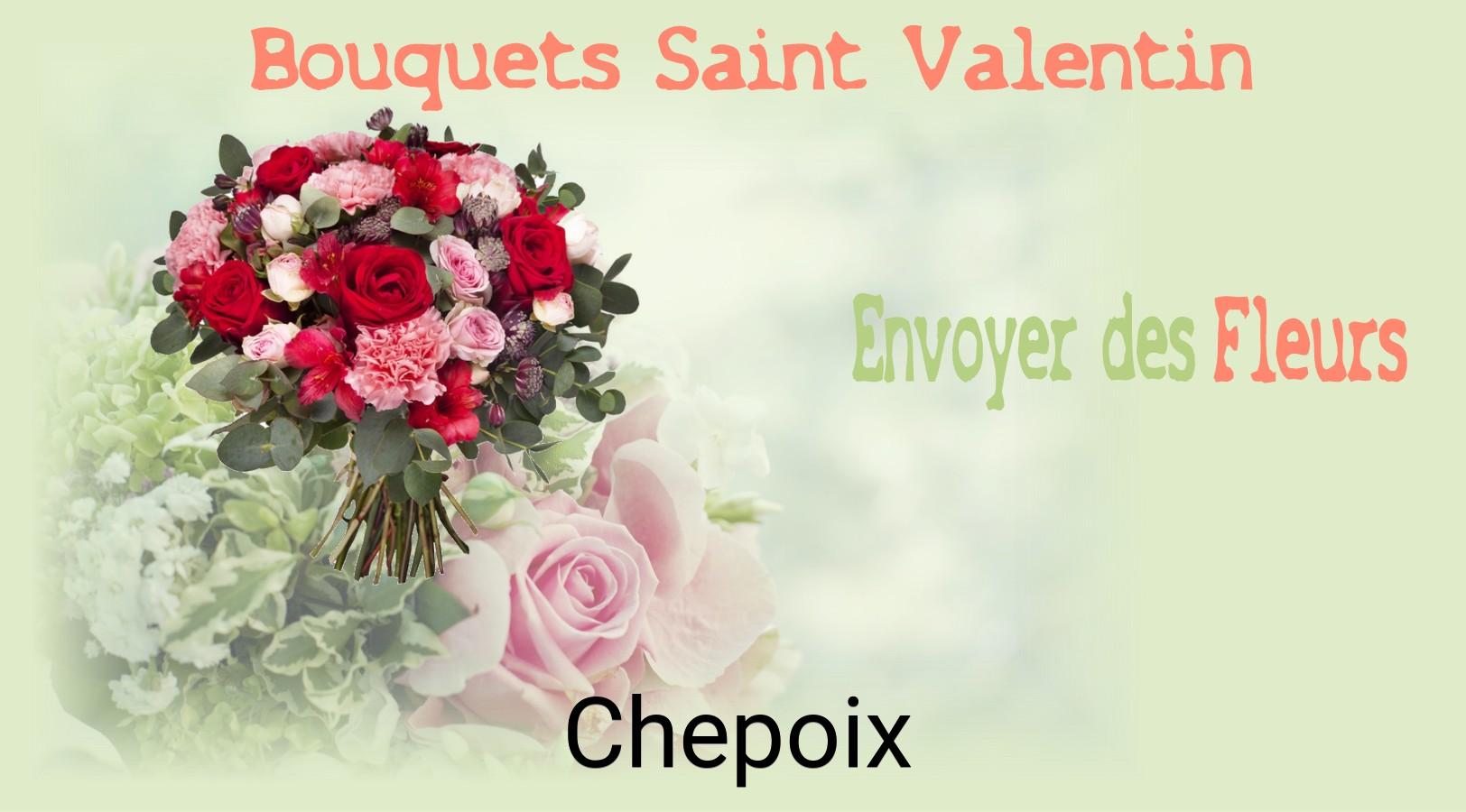 Roses de Saint-Valentin livrées à Chepoix